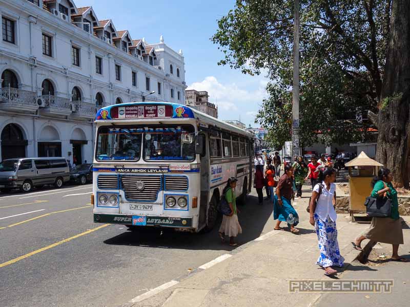 Der Bus in Kandy