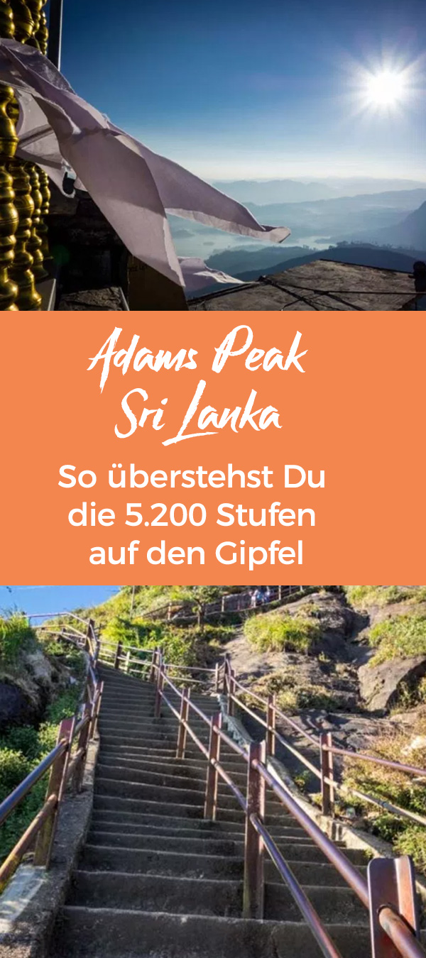 Adams Peak in Sri Lanka: So überstehst Du die 5.200 Stufen auf den Gipfel