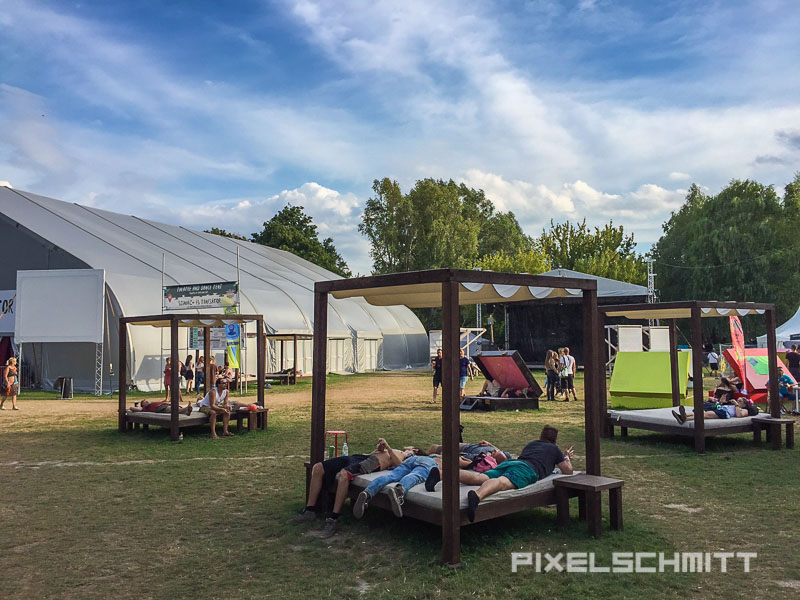 Chill Out auf dem Sziget Festival