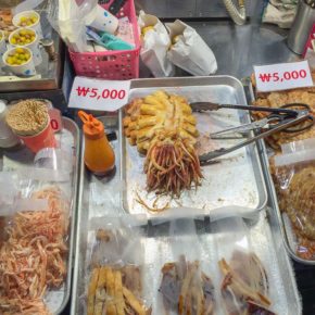 street food seoul oktopus
