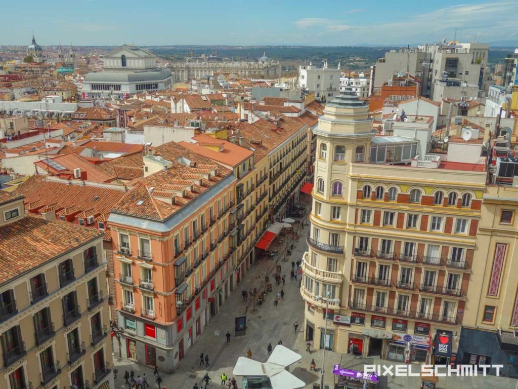 Bester Blick über Madrids Sehenswürdigkeiten - und kostenlos