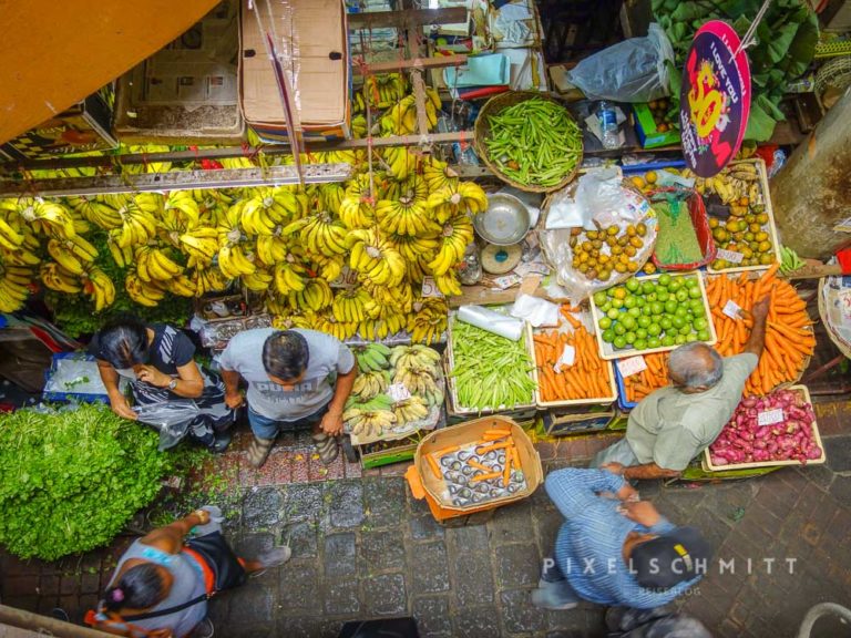 Marktleben in Mauritius