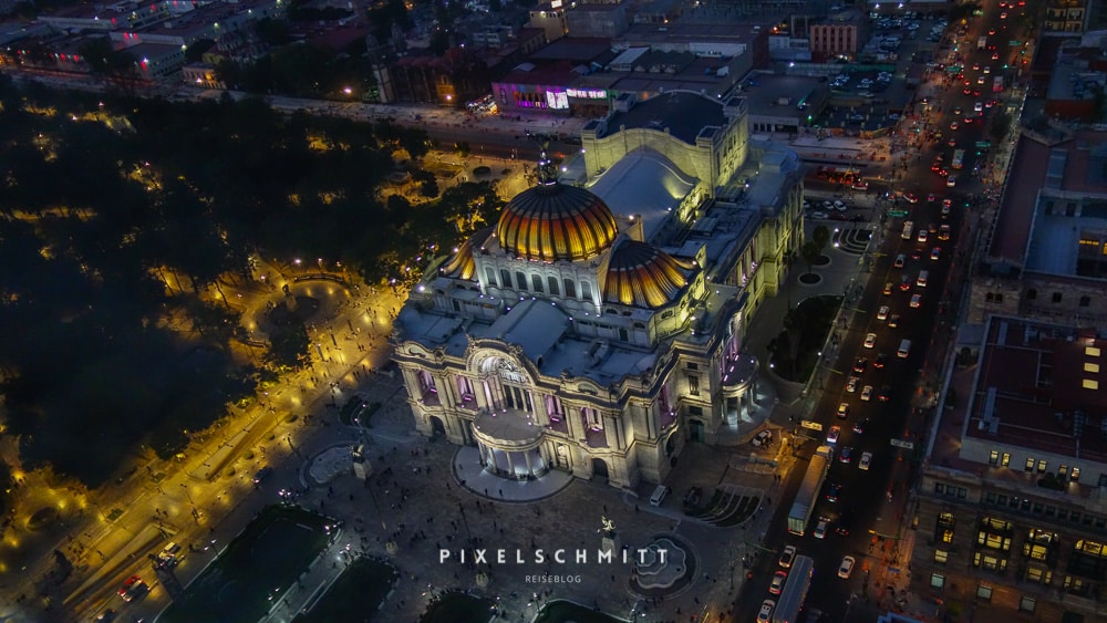 mexiko stadt sehenswuerdigkeiten palast der schoenen kuenste