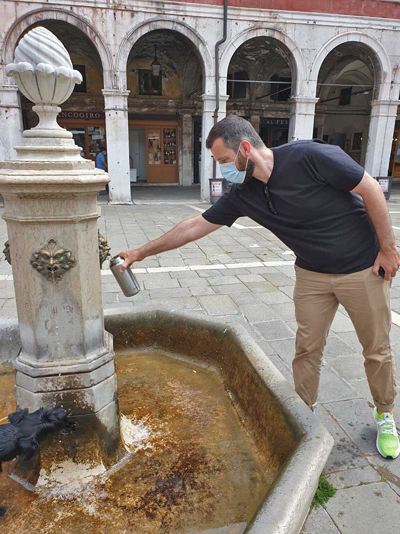 Trinkwasserbrunnen in Venedig