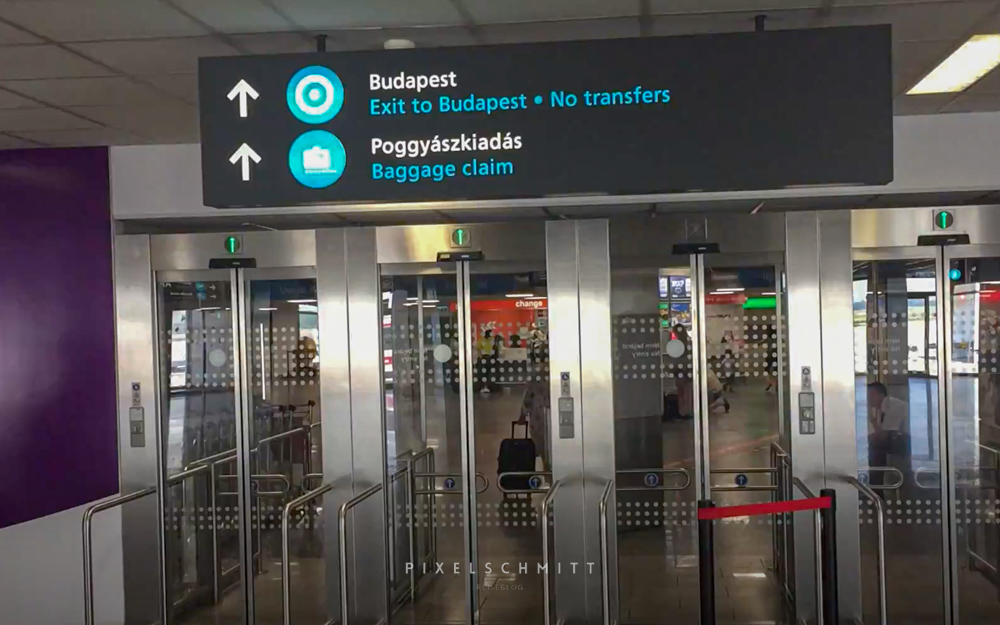 Flughafen Budapest: Weg in die Innenstadt