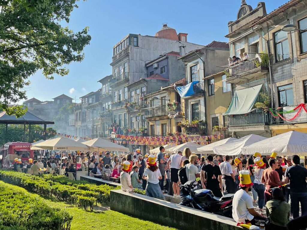 Sao Joao Porto - es wird überall gefeiert