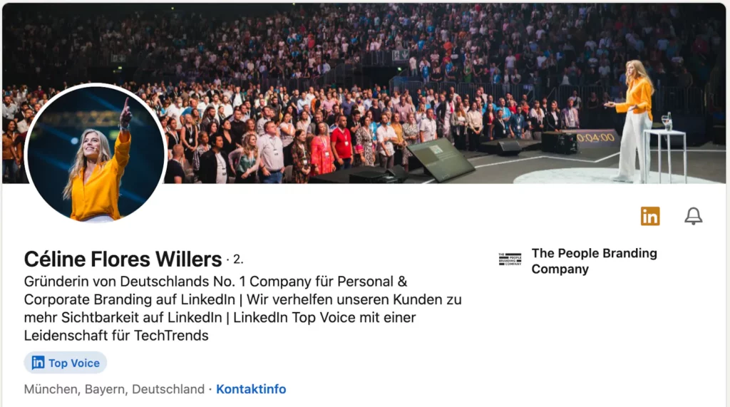 LinkedIn Celine Flores Willers