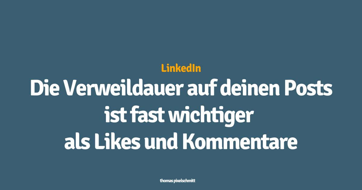 LinkedIn Verweildauer